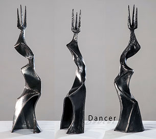 "Dancer" Metal Sculpture by Vermont Sculptor Alexandra Heller 