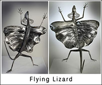 Metal Sculpture by Vermont Sculptor Alexandra Heller 