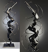 "Sea Dragon"  Metal Sculpture by Vermont Sculptor Alexandra Heller 